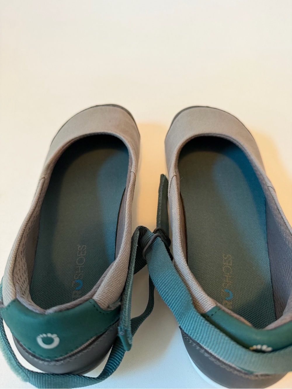 Xero Cassie Teal Mary Jane Flats Loafers Hemp Canvas Barefoot Shoe Womens Size 9 - Picture 11 of 16